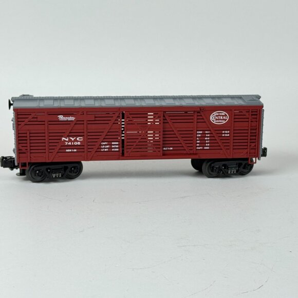 RailKing Rugged Rails MTH 33-7701 New York Central NYC Stock Car O-27 Gauge - Picture 3 of 11